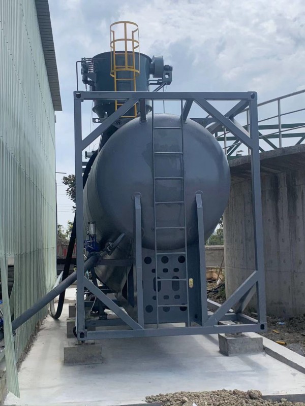 氧化（huà）鈣粉氣力輸送項目現場（chǎng）