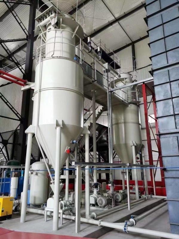 氫氧（yǎng）化鈣輸送現場